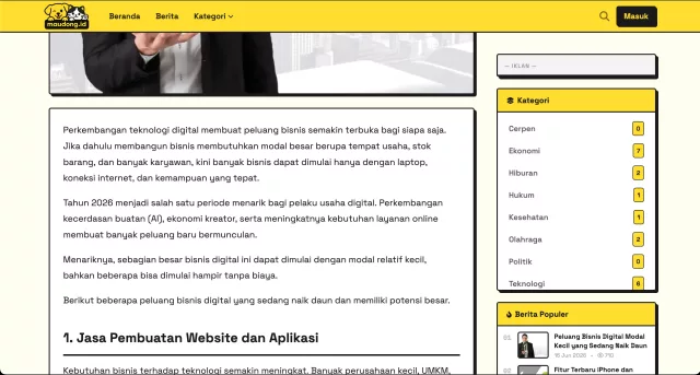 Maudong Blog & News Portal