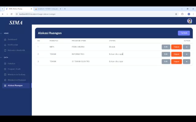 Laravel Framework: Pengembangan web portal mahasiswa