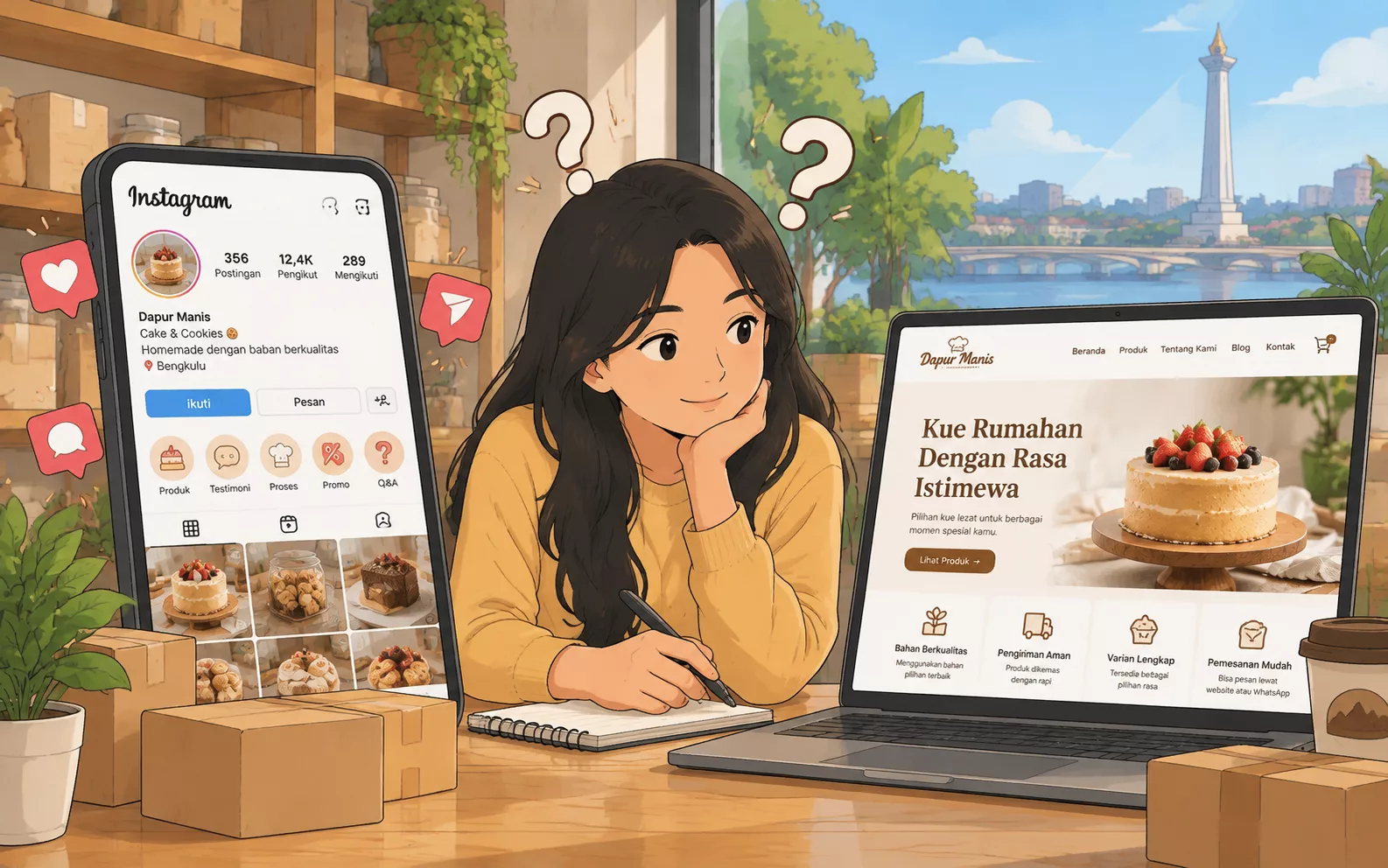 Jualan di Instagram vs Punya Website Sendiri: Apa Bedanya?