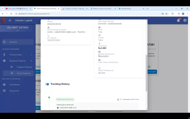Desindo Express Vuejs & ExpressJsL Implementasi midtrans payment gateway