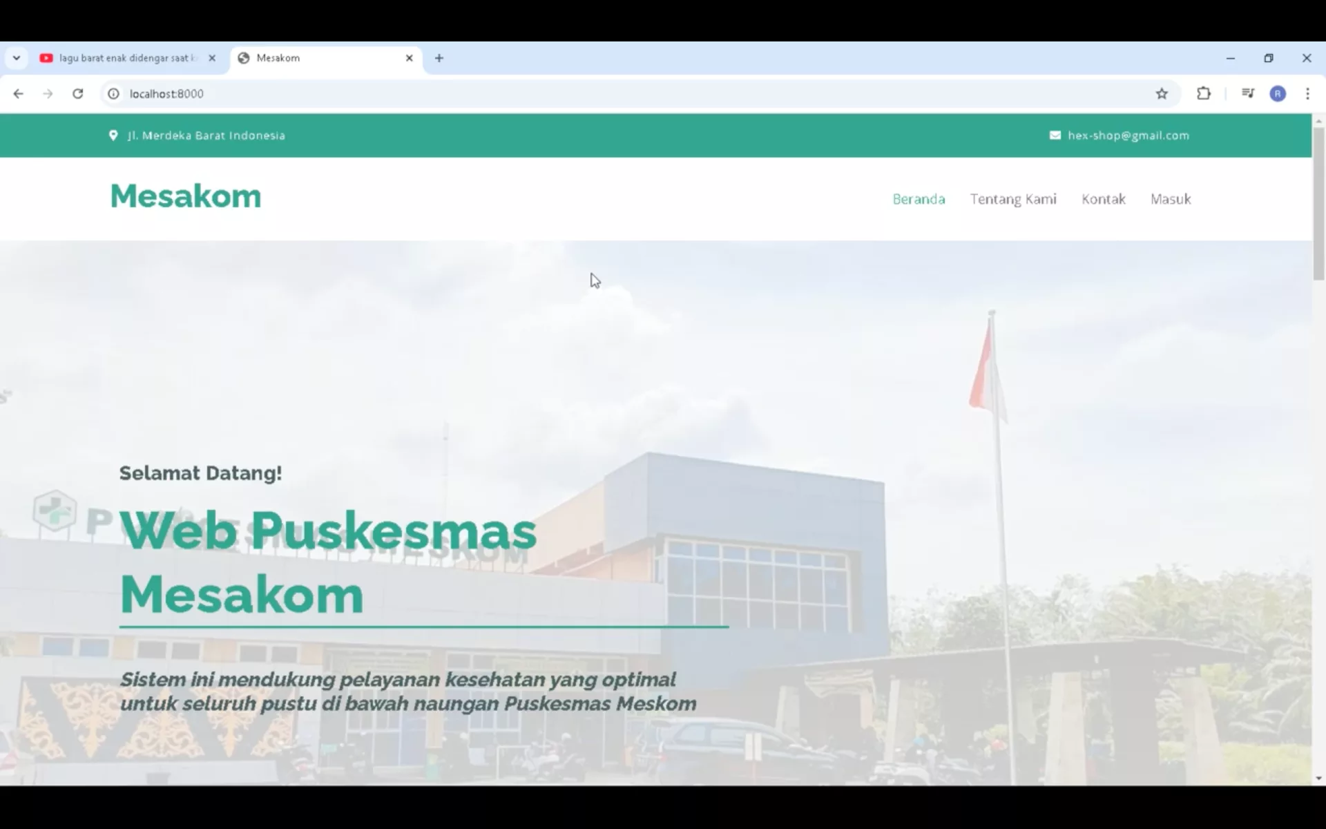 Website Puskesmas Mesakom